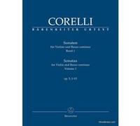 Partitions classique BARENREITER CORELLI A. - SONATAS FOR VIOLIN AND BASSO CONTINUO OP.5, I-VI VOL.1 Violon G