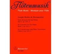 Partitions classique BARENREITER DE BOISMORTIER J.B. - SECHS KONZERTE HEFT 2 OP 15 - FLUTE Ensemble vents