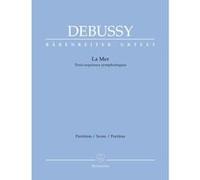Partitions classique BARENREITER DEBUSSY CLAUDE - LA MER - SCORE Grand format