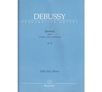 Partitions classique BARENREITER DEBUSSY - QUATUOR OP.10 - PARTIES Ensemble à cordes G