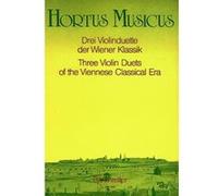 Partitions classique BARENREITER DREI VIOLINDUETTE DER WIENER KLASSIK - DEUX VIOLONS Violon G