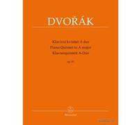 Partitions classique BARENREITER DVORAK A. - PIANO QUINTET IN A MAJOR OP.81 Musique de chambre G