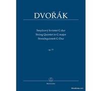 Partitions classique BARENREITER DVORAK A. - STRING QUINTET IN G MAJOR OP.77 - SCORE Musique de chambre