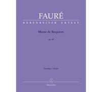 Partitions classique BARENREITER FAURE G. - REQUIEM OP. 48 - CONDUCTEUR Choeur et ensemble vocal