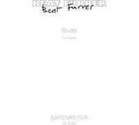 Partitions classique BARENREITER FURRER B. - STUDIE - PIANO Piano