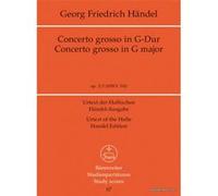 Partitions classique BARENREITER HAENDEL G.F. - CONCERTO GROSSO OP.3/3 G-DUR HWV 314 - CONDUCTEUR POCHE Format poche