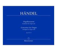 Partitions classique BARENREITER HAENDEL G.F. - ORGELKONZERTE OP.4 1-3 - ORGUE Orgue