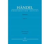 Partitions classique BARENREITER HAENDEL - SAMSON HWV 57 - VOCAL SCORE Voix solo, piano