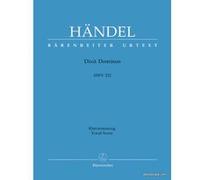 Partitions classique BARENREITER HANDEL G.F. - DIXIT DOMINUS HWV 232 - VOCAL SCORE Grand format G