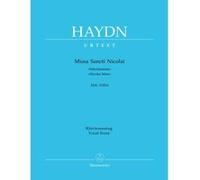 Partitions classique BARENREITER HAYDN J. - MESSE DE SAINT NICOLAS HOB. XXII:6 - REDUCTION CHANT, PIANO Choeur et ensemble vocal G