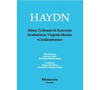 Partitions classique BARENREITER HAYDN J. - MISSA CELLENSIS HOB.XXII:5, IN HONOREM BEATISSIMAE VIRGINIS MARIAE CACILIENMESSE Choeur et ensemble vocal G