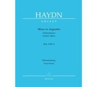 Partitions classique BARENREITER HAYDN J. - MISSA IN AUGUSTIIS NELSON MASS HOB.XXII:11 - REDUCTION CHANT, PIANO Choeur et ensemble vocal