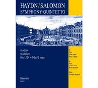 Partitions classique BARENREITER HAYDN J./SALOMON J.P. - SYMPHONY QUINTETTO LONDON IN D MAJOR HOBI:104 - CONDUCTEUR Grand format