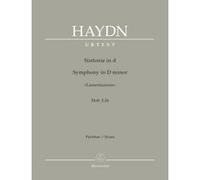 Partitions Classique Barenreiter Haydn J. - Symphony In D Minor Lamentazione Hob. I:26 - Score Grand Format G