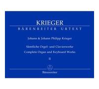 Partitions classique BARENREITER KRIEGER J / KRIEGER J.P. - SAMLICHE ORGEL- UND KLAVIERWERKE BAND 2 - ORGUE / PIANO Piano
