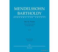 Partitions classique BARENREITER MENDELSSOHN F. - DER 42. PSALM WIE DER HIRSCH SCHREIT OP.42 - VOCAL SCORE Choeur et ensemble vocal