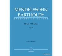 Partitions classique BARENREITER MENDELSSOHN F. - MOTETS OP.69 - SATB Choeur et ensemble vocal G