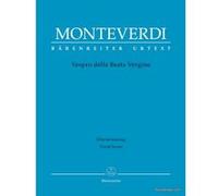 Partitions classique BARENREITER MONTEVERDI C. - VESPRO DELLA BEATA VERGINE - VOCAL SCORE Choeur et ensemble vocal