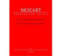 Partitions classique BARENREITER MOZART W.A. - 10 CELEBRES QUATUORS A CORDES - 2 VIOLONS, ALTO, VIOLONCELLE Musique de chambre G