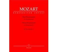 Partitions classique BARENREITER MOZART W.A. - 3 DIVERTIMENTI FOR STRING QUARTET KV 136-138 (125A-C) - 2 VIOLONS, ALTO, VIOLONCELLE Ensemble à cordes