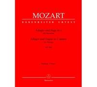Partitions classique BARENREITER MOZART W.A. - ADAGIO ET FUGUE EN DO MINEUR POUR CORDES KV 546 Ensemble à cordes G