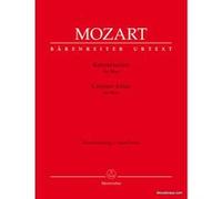 Partitions classique BARENREITER MOZART W.A. - CONCERT ARIAS FOR BASS - VOCAL SCORE Baryton, piano