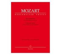 Partitions classique BARENREITER MOZART W.A. - CONCERT ARIAS FOR LOW SOPRANO AND CONTRALTO - PIANO REDUCTION Voix solo, piano G