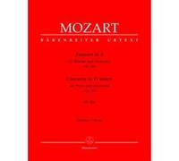 Partitions classique BARENREITER MOZART W.A. - CONCERTO EN RE MAJEUR POUR PIANO ET ORCHESTRE N°20 KV 466 - CONDUCTEUR Grand format