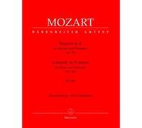 Mozart : concerto pour piano Nr 20 d-Moll KV 466 (réduction pour 2 pianos) - édition Bärenreiter