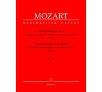 Partitions classique BARENREITER MOZART W.A. - CONCERTO POUR PIANO EN LA MAJEUR N°12 KV 414 - PIANO, 2 VIOLONS, ALTO, VIOLONCELLE Musique de chambre