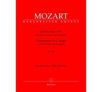 Partitions classique BARENREITER MOZART W.A. - CONCERTONE EN DO MAJEUR POUR 2 VIOLONS ET ORCHESTRE KV 190(166B,KV6:186) Piano