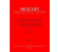 Partitions classique BARENREITER MOZART W.A. - DIE ENTFUHRUNG AUS DEM SERAIL KV 384 - CONDUCTEUR Grand format