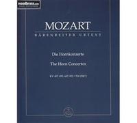 Partitions classique BARENREITER MOZART W. A. - DIE HORNKONZERTE Format poche