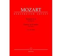 Partitions classique BARENREITER MOZART W.A. - FANTAISIE EN RE MINEUR KV 397 (385G) - PIANO Piano