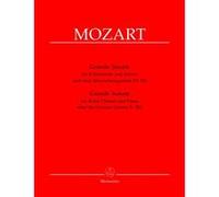 Partitions classique BARENREITER MOZART W. A. - GRANDE SONATE D'APRES LE QUINTETTE POUR CLARINETTE KV 581 - CLARINETTE BASSE, PIANO Clarinette G
