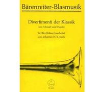 Partitions classique BARENREITER MOZART W.A./HAYDN J. - DIVERTIMENTI DER KLASSIK Orchestre