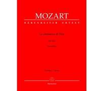 Partitions classique BARENREITER MOZART W.A. - LA CLEMENZA DI TITO, KV 621 - CONDUCTEUR Ensemble à cordes