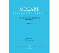 Partitions classique BARENREITER MOZART W.A. - LITANIAE DE VENERABILI ALTARIS SACRAMENTO KV 243 - REDUCTION CHANT, PIANO Choeur et ensemble vocal G