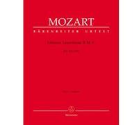 Partitions classique BARENREITER MOZART W.A. - LITANIAE LAURETANAE B.M.V. KV 109 (74E) - CONDUCTEUR Grand format