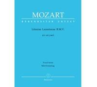 Partitions classique BARENREITER MOZART W.A. - LITANIAE LAURETANAE B.M.V. KV 195 (186D) - REDUCTION CHANT, PIANO Choeur et ensemble vocal G