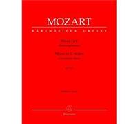 Partitions classique BARENREITER MOZART W.A. - MESSE EN DO MAJEUR KRONUNGSMESSE KV 317 - CONDUCTEUR Grand format