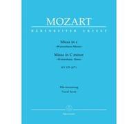 Partitions classique BARENREITER MOZART W.A. - MESSE EN DO MINEUR KV 139 (47A) WAISENHAUS-MASS - REDUCTION CHANT, PIANO Choeur et ensemble vocal