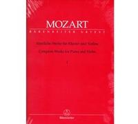 Partitions classique BARENREITER MOZART W. A. - MOZART W.A. - OEUVRES COMPLETES VOL.2 - VIOLON, PIANO Violon