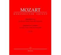 Partitions classique BARENREITER MOZART W.A. - QUARTUOR EN SOL MINEUR KV 478 - PIANO, VIOLON, ALTO, VIOLONCELLE Musique de chambre