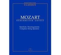 Partitions classique BARENREITER MOZART W. A. - SAMTLICHE STREICHQUINTETTE - CONDUCTEUR DE POCHE Format poche