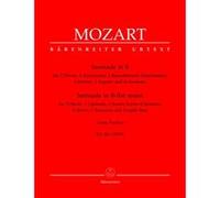 Partitions classique BARENREITER MOZART W.A. - SERENADE EN SIB MAJEUR KV 361 (370A) GRANDE PARTITA Ensemble mixte