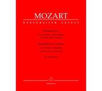Partitions classique BARENREITER MOZART W.A. - SERENADE IN C MINOR KV 388 (384A) - HAUTBOIS, CLARINETTE, COR, BASSON Ensemble vents G