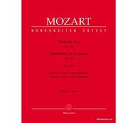 Partitions classique BARENREITER MOZART W.A. - SINFONIE N° 40 G-MOLL KV 550 MIT KLARINETTE - CONDUCTEUR Parties séparées