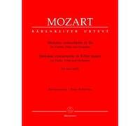 Partitions classique BARENREITER MOZART W.A. - SYMPHONIE CONCERTANTE EN MIB MAJEUR KV 364 (320D) - VIOLON, ALTO, PIAN0 Violon