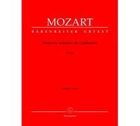 Partitions classique BARENREITER MOZART W.A. - VESPERAE SOLENNES DE CONFESSORE KV 339 - CONDUCTEUR Grand format